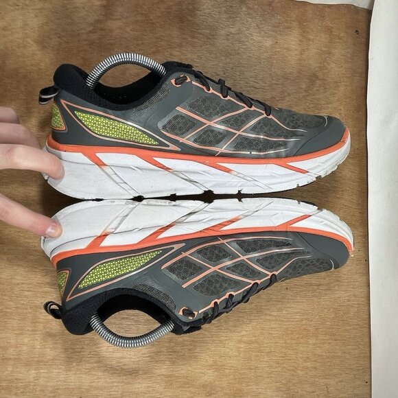 HOKA One One Clifton 2 Women’s Size 11 Running Shoes Grey - Picture 7 of 10